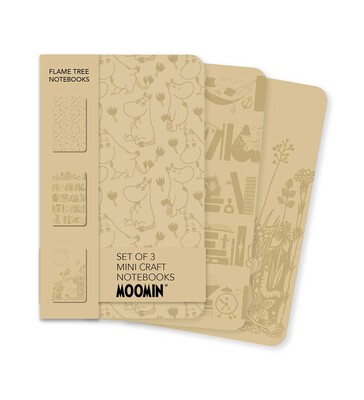 Moomin Set of 3 Mini Craft Notebooks Moomin Set of 3 Mini Craft Notebooks