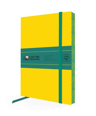 Yellow & Dark Teal Artisan Paperback Notebook Yellow & Dark Teal Artisan Paperback Notebook