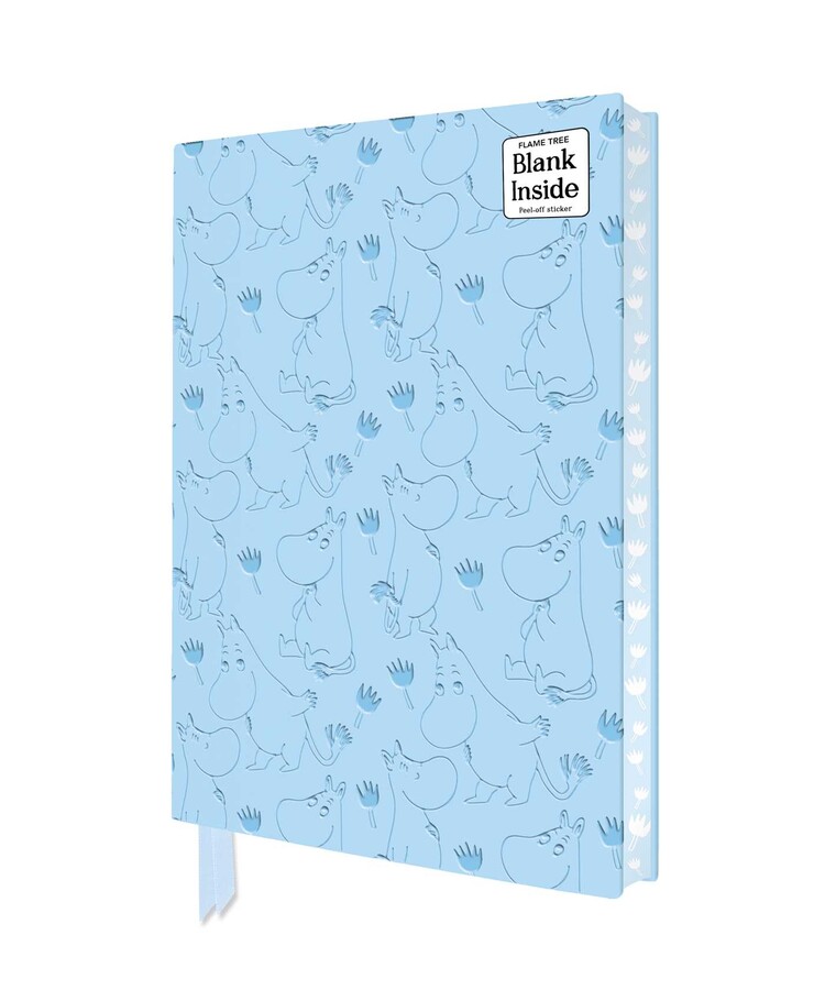Moomin and Flowers Artisan Art Blank Notebook (Flame Tree Journals)
