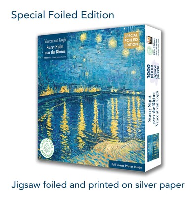 Special Edition Adult Foiled Jigsaw Puzzle Vincent van Gogh: Starry Night over the Rhône Special Edition Adult Foiled Jigsaw Puzzle Vincent van Gogh: Starry Night over the Rhône