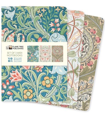 William Morris Gallery Set of 3 Midi Notebooks William Morris Gallery Set of 3 Midi Notebooks