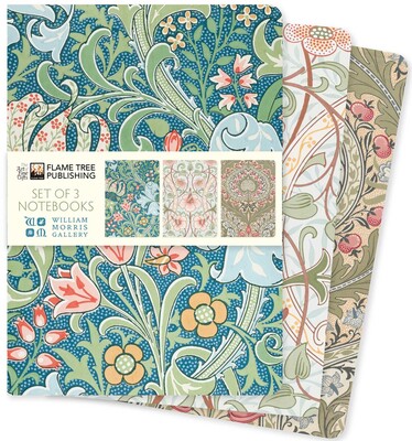 William Morris Gallery Set of 3 Standard Notebooks William Morris Gallery Set of 3 Standard Notebooks
