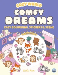 Cozy World Comfy Dreams: Easy Colouring and Sticker Scene for Teens, Young Adults and Adults Cozy World Comfy Dreams: Easy Colouring and Sticker Scene for Teens, Young Adults and Adults