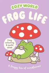 Cozy World: Frog Life Cozy Colouring & Quote Cards