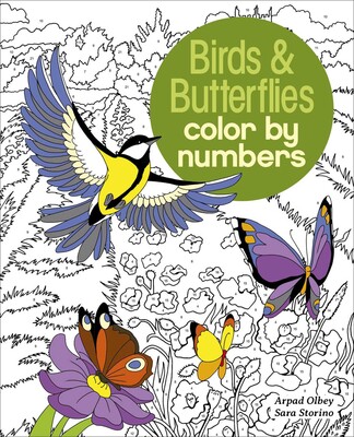 Birds & Butterflies Color by Numbers Birds & Butterflies Color by Numbers
