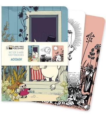 Moomin Set of 3 Midi Notebooks Moomin Set of 3 Midi Notebooks