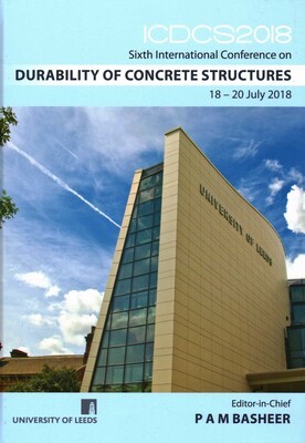 ICDCS 2018, Sixth International Conference on Durability of Concrete Structures ICDCS 2018, Sixth International Conference on Durability of Concrete Structures