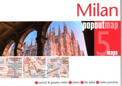 Milan PopOut Map Milan PopOut Map