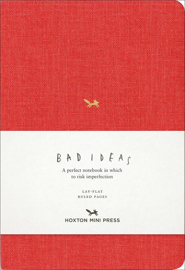 Notebook for Bad Ideas (Medium / Red / Lined)
