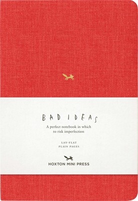 A Notebook for Bad Ideas (Medium / Red / Unlined)