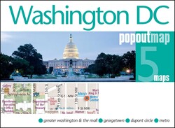 Washington DC PopOut Map Washington DC PopOut Map