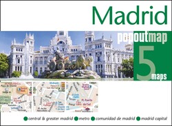 Madrid PopOut Map Madrid PopOut Map