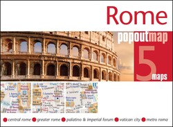 Rome PopOut Map Rome PopOut Map