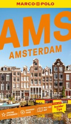 Marco Polo Amsterdam Pocket Travel Guide with Fold-Out Map