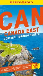 Marco Polo Canada East Pocket Travel Guide with Fold-Out Map