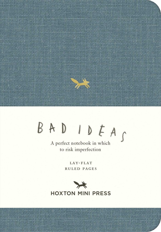 Notebook for Bad Ideas (Small / Blue / Lined)