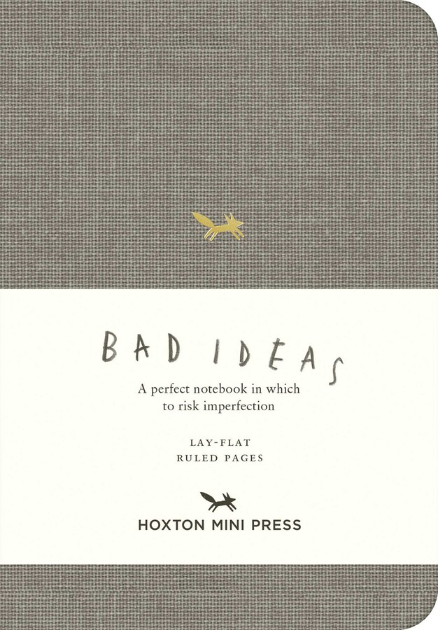 Notebook for Bad Ideas (Small / Light Grey / Lined)