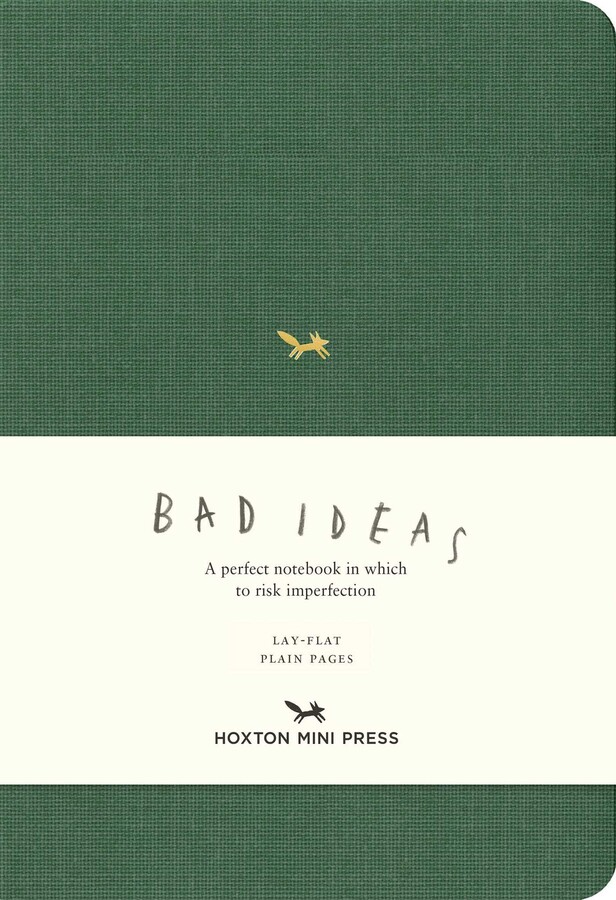 Notebook for Bad Ideas (Medium / Green / Unlined)