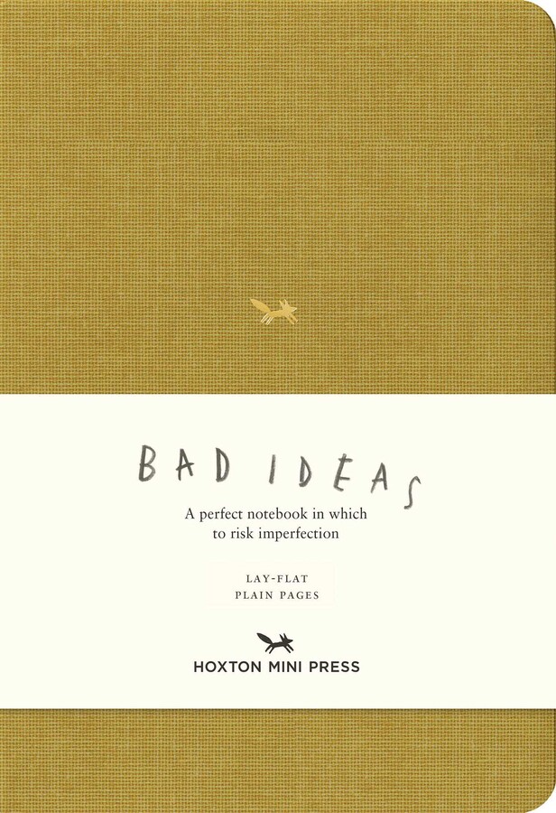 Notebook for Bad Ideas (Medium / Mustard / Unlined)
