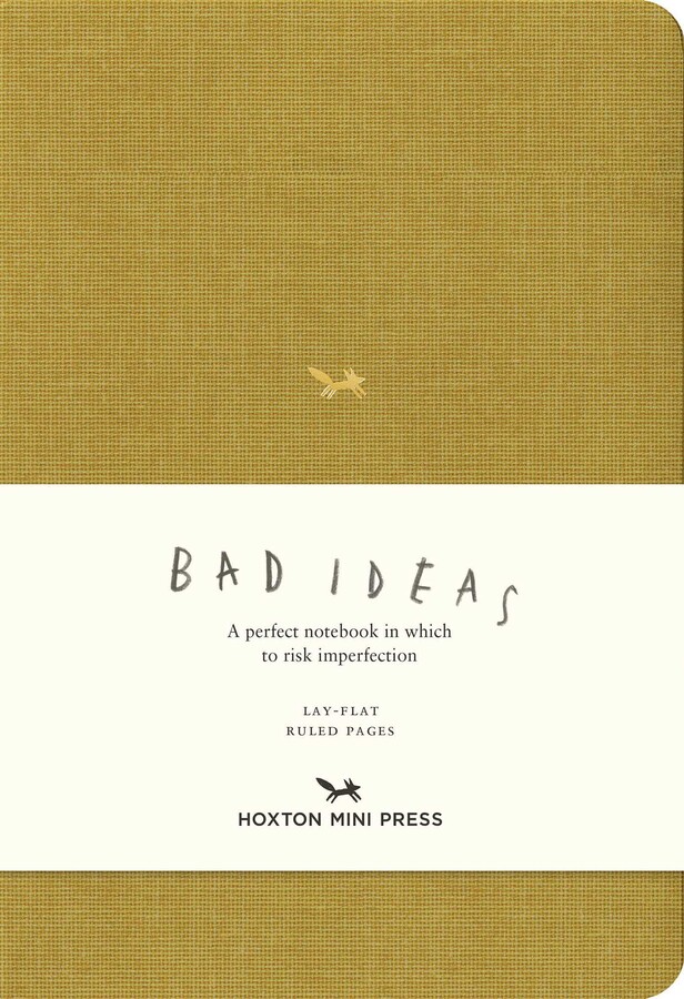 Notebook for Bad Ideas (Medium / Mustard / Lined)