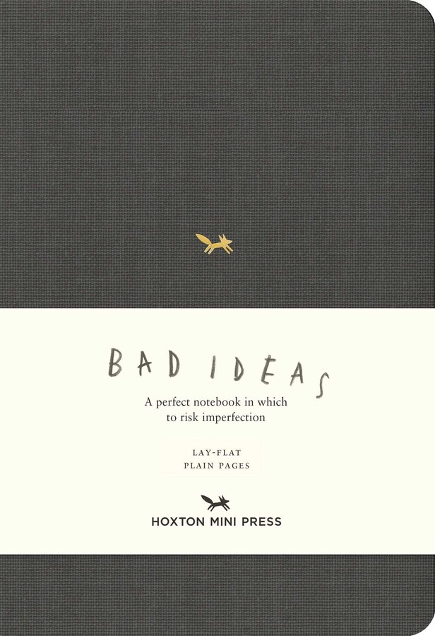 Notebook for Bad Ideas (Medium / Dark Grey / Unlined)