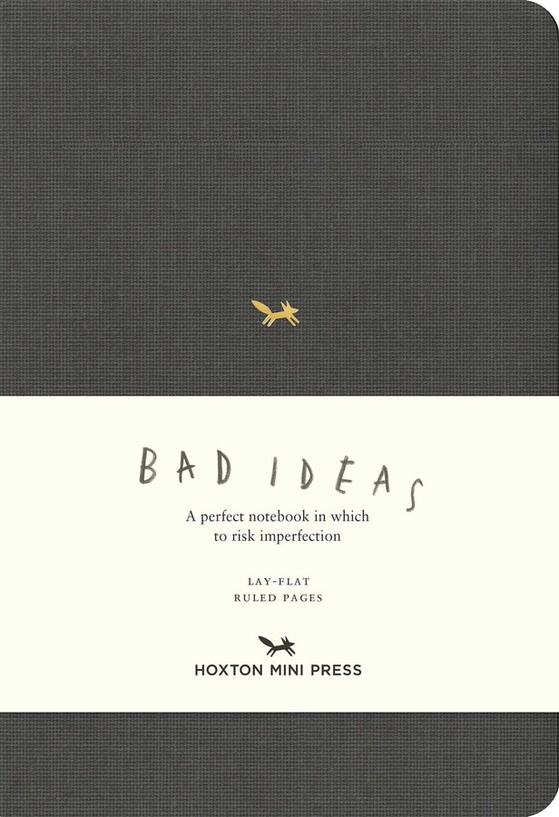 Notebook for Bad Ideas (Medium / Dark Grey / Lined)