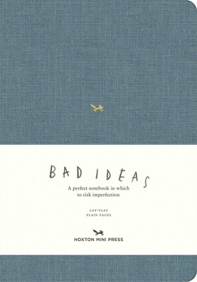 A Notebook for Bad Ideas (Large / Blue / Unlined)