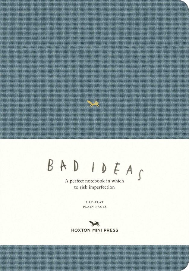 Notebook for Bad Ideas (Large / Blue / Unlined)
