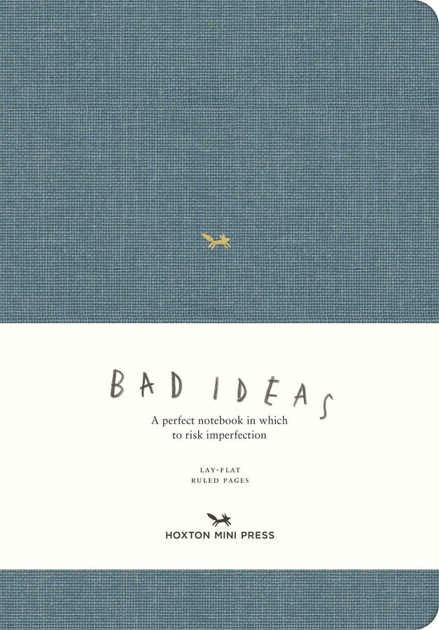 Notebook for Bad Ideas (Large / Blue / Lined)