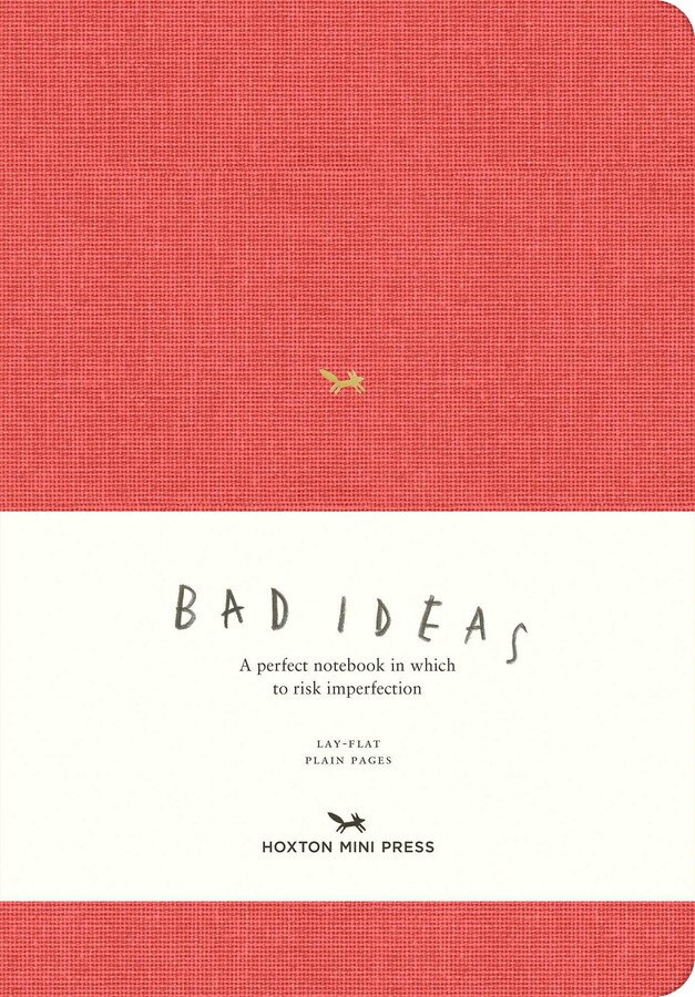 Notebook for Bad Ideas (Large / Red / Unlined)