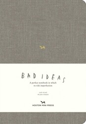 A Notebook for Bad Ideas (Large / Light Grey / Unlined)