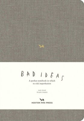 A Notebook for Bad Ideas (Large / Light Grey / Unlined)