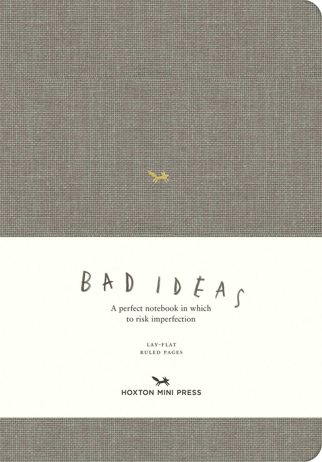 Notebook for Bad Ideas (Large / Light Grey / Lined)