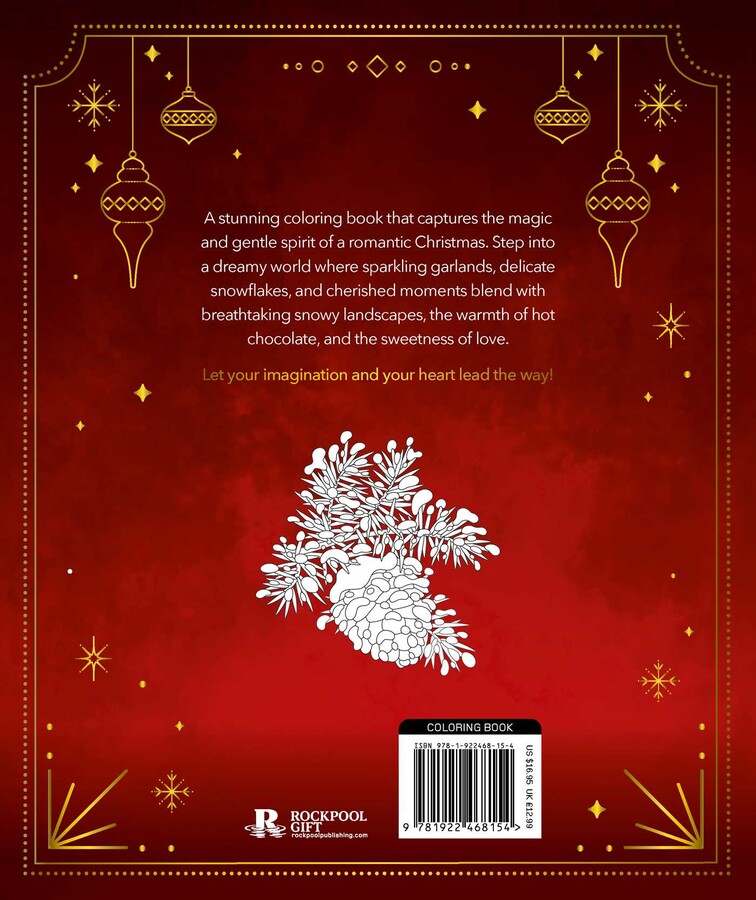 Romantic Christmas Coloring Book