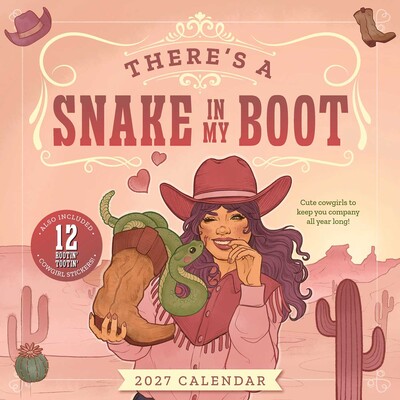 2027 There's a Snake in My Boot Wall Calendar 2027 There's a Snake in My Boot Wall Calendar