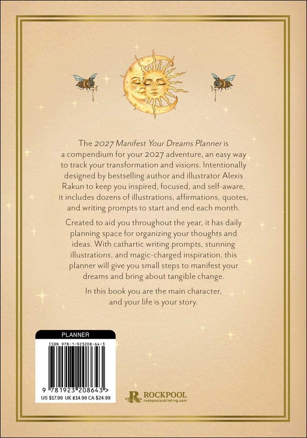 2027 Manifest Your Dreams Planner Calendar