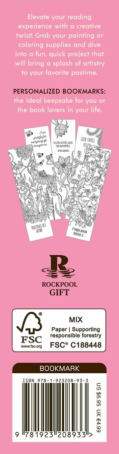 Mantras Coloring Bookmarks