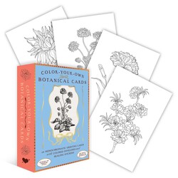 Color-Your-Own Botanical Cards
