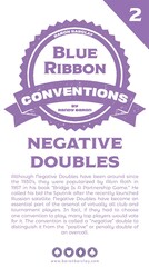 Blue Ribbon Conventions: Negative Doubles