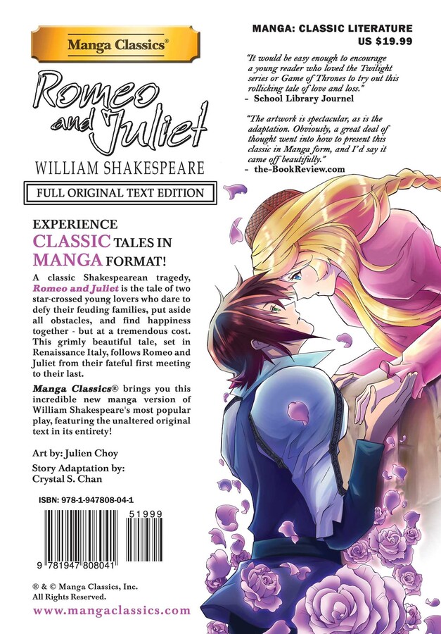 Manga Classics: Romeo and Juliet - Full Original Text Edition (Paperback)
