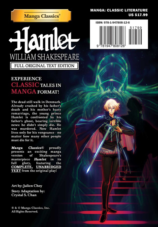 Manga Classics: Hamlet - Full Original Text Edition (Paperback)