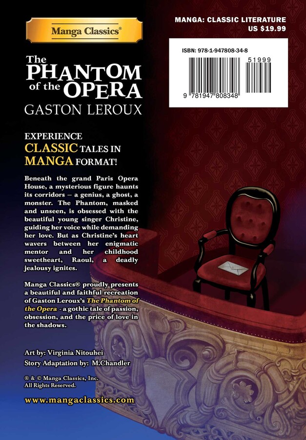 Manga Classics: The Phantom of the Opera (Paperback)