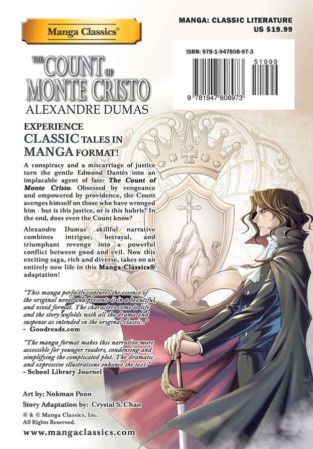 Manga Classics: Count Of Monte Cristo (Paperback)