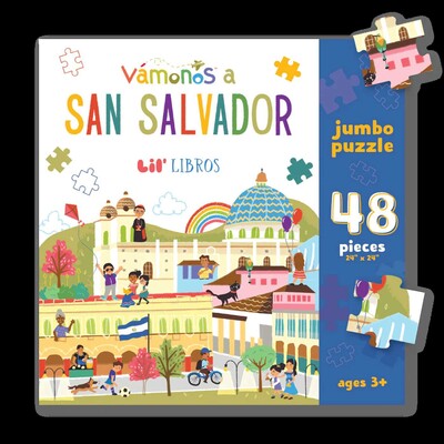VÁMONOS: San Salvador Lil' Jumbo Puzzle 48 Piece VÁMONOS: San Salvador Lil' Jumbo Puzzle 48 Piece