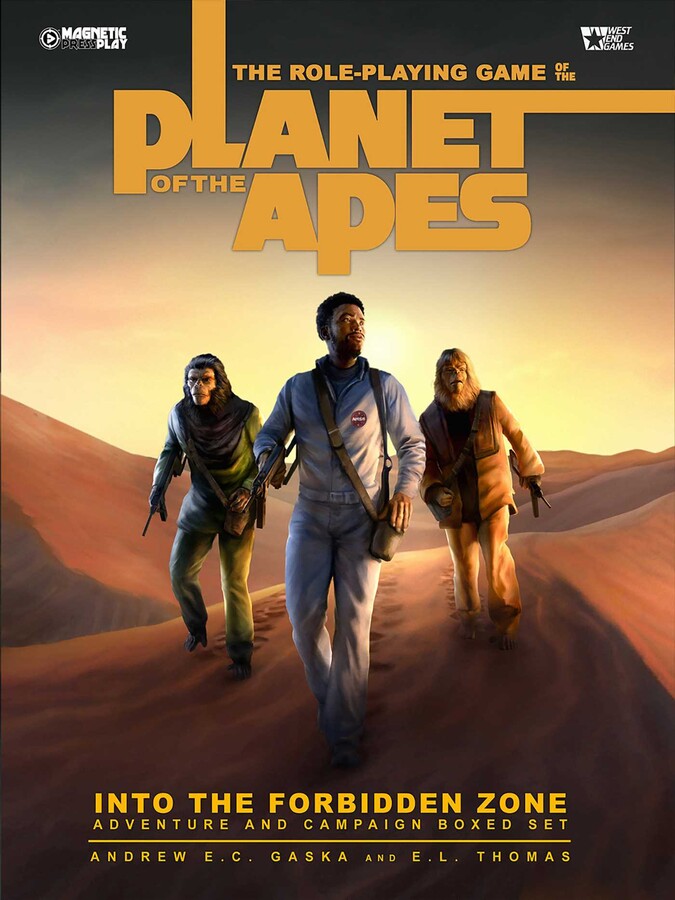 Planet of the Apes RPG Forbidden Zone Adventure Box Role-Playing Game