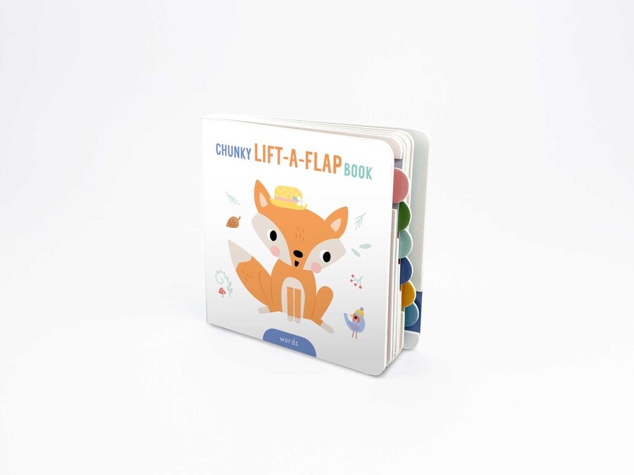 Chunky Lift-a-Flap Book - Words | Book by Little Genius Books ...