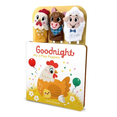 Goodnight My 3 Play Puppets - Farm Friends Goodnight My 3 Play Puppets - Farm Friends