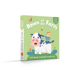 First Book & Wooden Puzzle Set - Down on the Farm First Book & Wooden Puzzle Set - Down on the Farm
