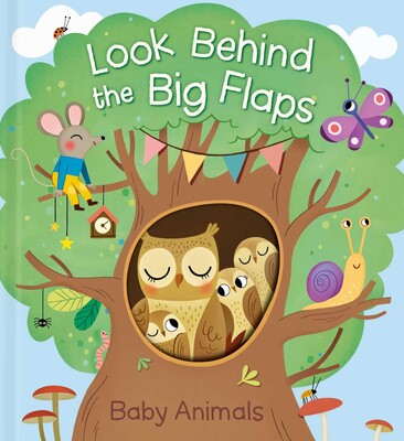 Look Behind the Big Flaps - Baby Animals