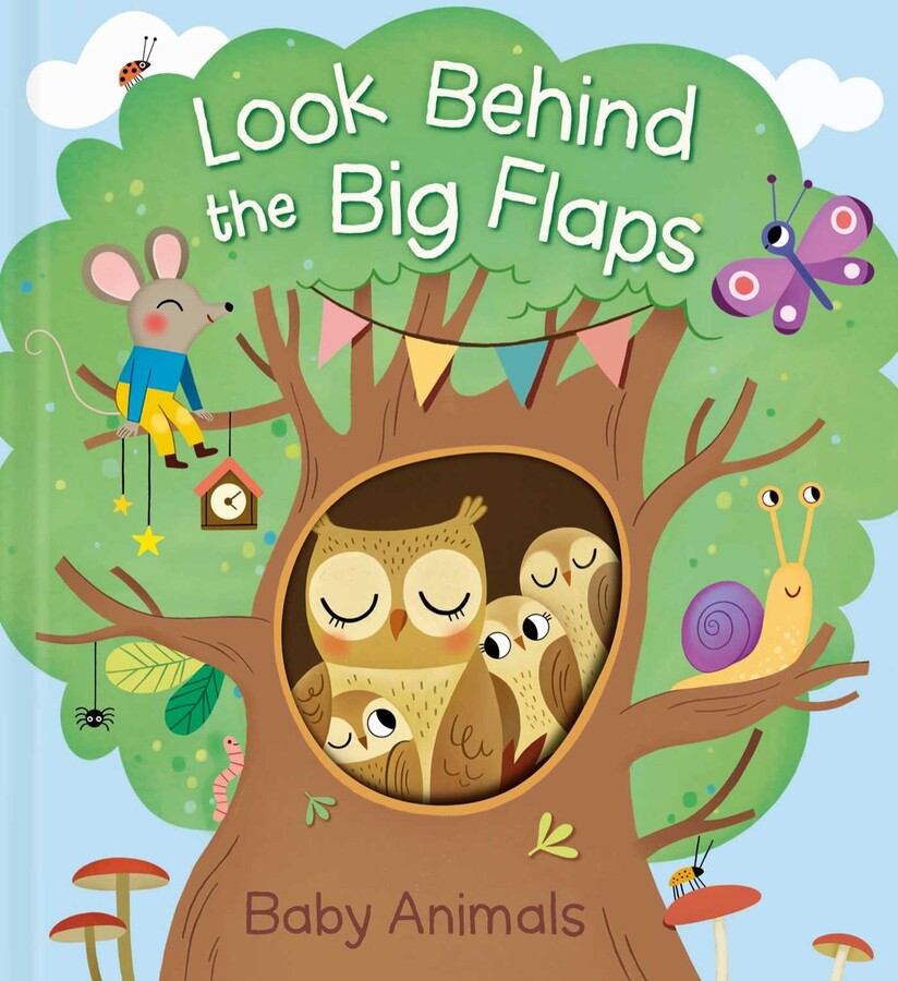 Look Behind the Big Flaps - Baby Animals